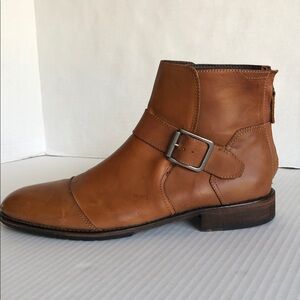 Donald J. Pliner Zaira Men’s Genuine Leather Buckle Chukka Boots Size 11